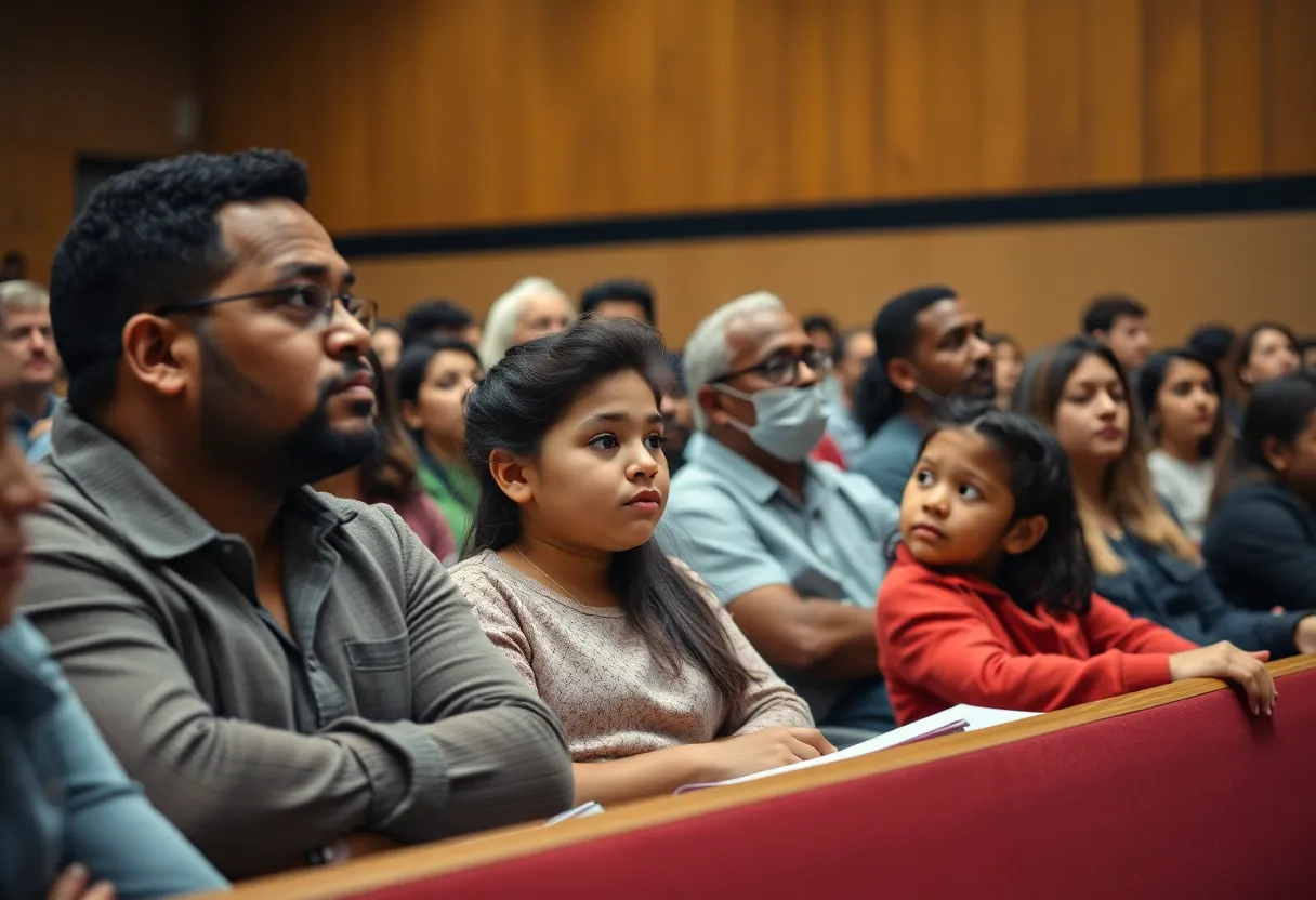 Community members gathered for a discussion on immigration reform