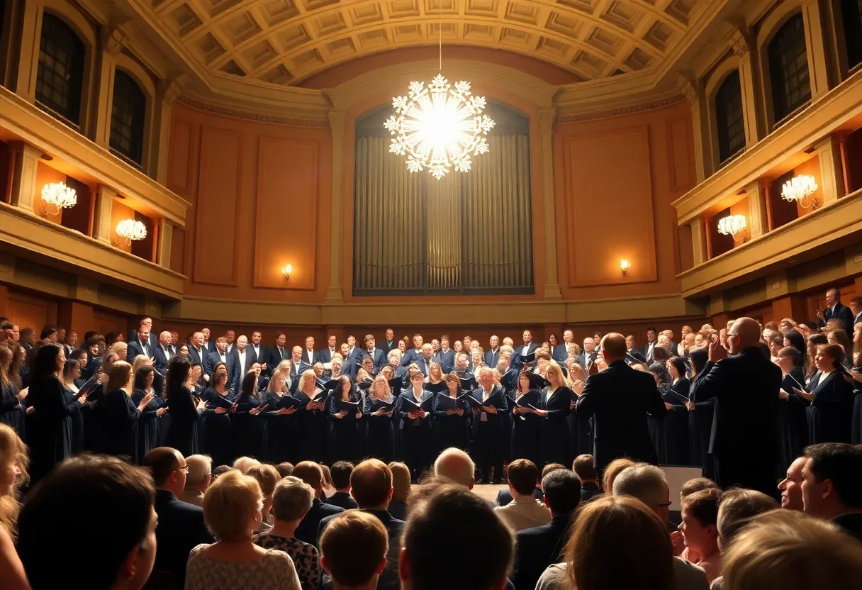 West Catholic High School Choir performing at Carnegie Hall