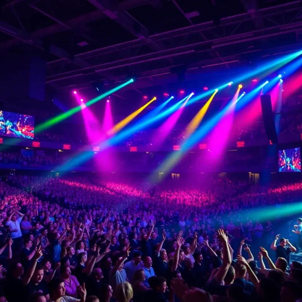 Barry Manilow concert event atmosphere