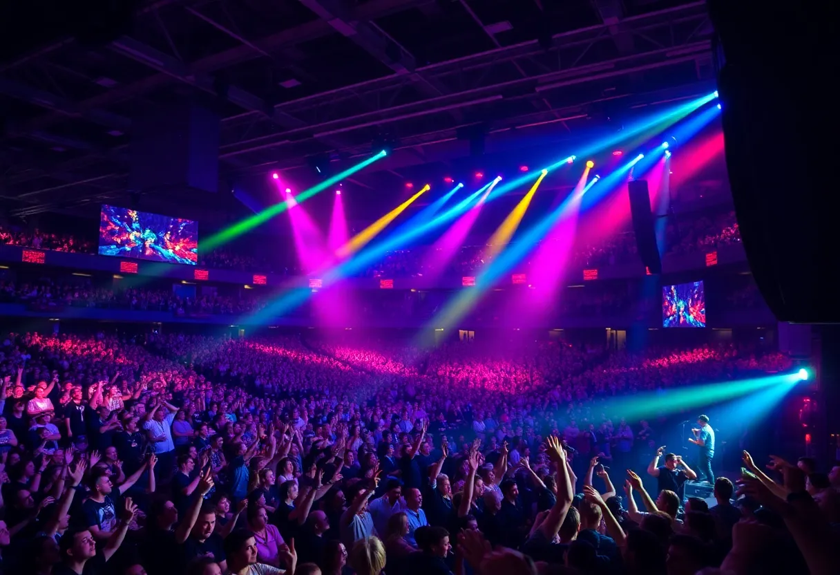 Barry Manilow concert event atmosphere