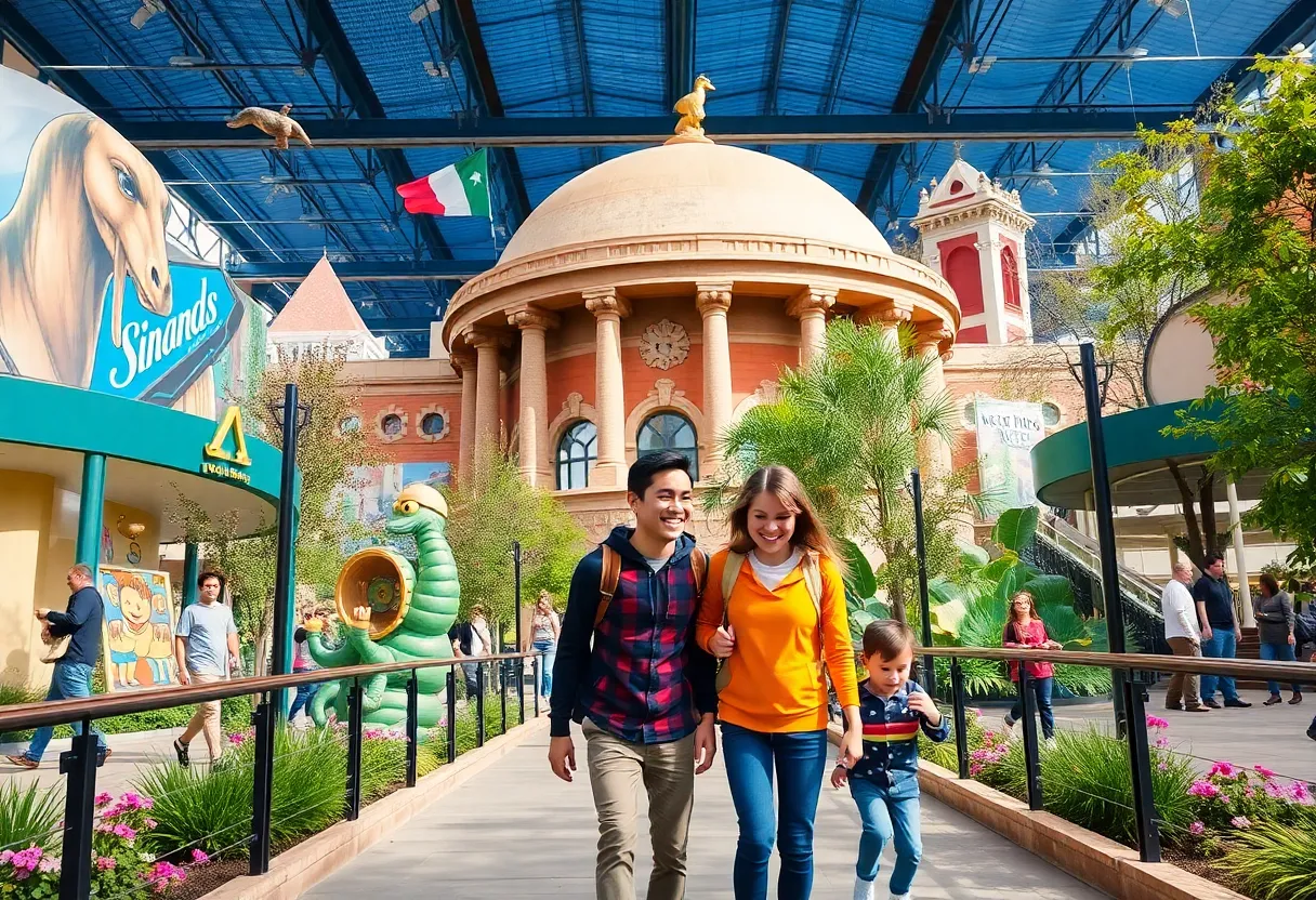 A family enjoying the attractions in Grand Rapids with new attraction passes.