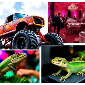 Collage showcasing weekend events in Grand Rapids
