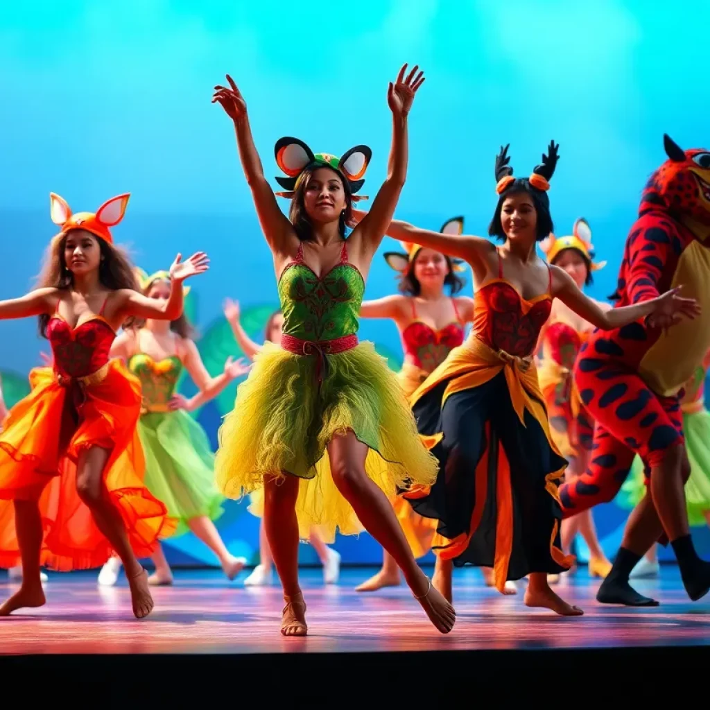 Dancers in motion at GVSU Spring Dance Concert