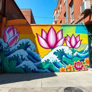 Mural celebrating the legacy of Harriet Woods Hill in Grand Rapids