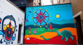 Grand Rapids Commemorates Indigenous Educator with Mural