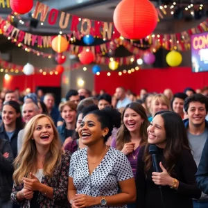 Audience enjoying comedy at LaughFest 2025 in Grand Rapids