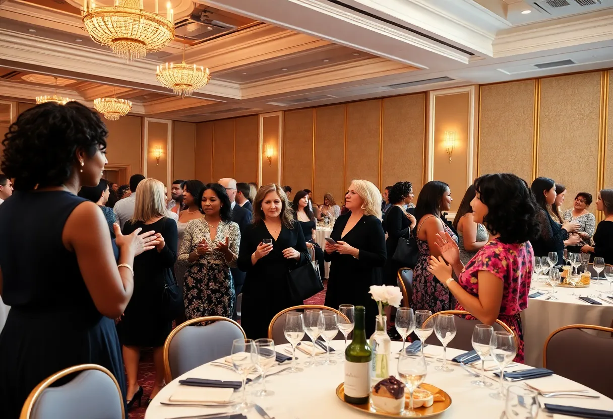 Attendees celebrating at the Pillar Awards Ceremony in Grand Rapids