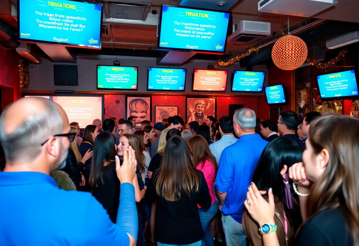 Engaging trivia night at a festive venue in Grand Rapids