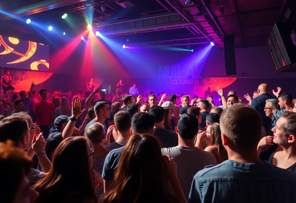 Energetic crowd at Billy's Lounge enjoying live music