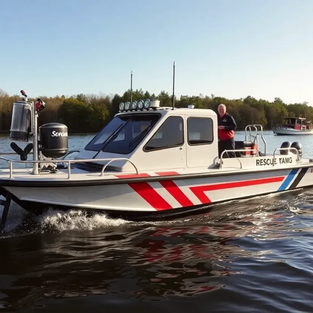 New airboat for East Grand Rapids Public Safety Department