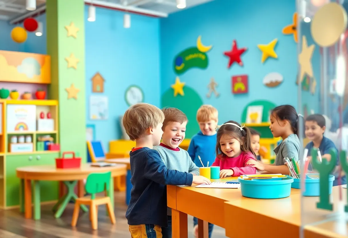 Children enjoying activities at Grand Rapids Children's Museum