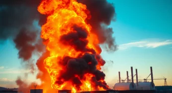 Massive Blaze Erupts at Industrial Equipment Supplier in Grand Rapids