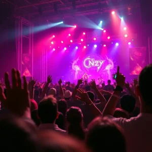 Crowd enjoying Jack White's live performance at GLC Live in Grand Rapids