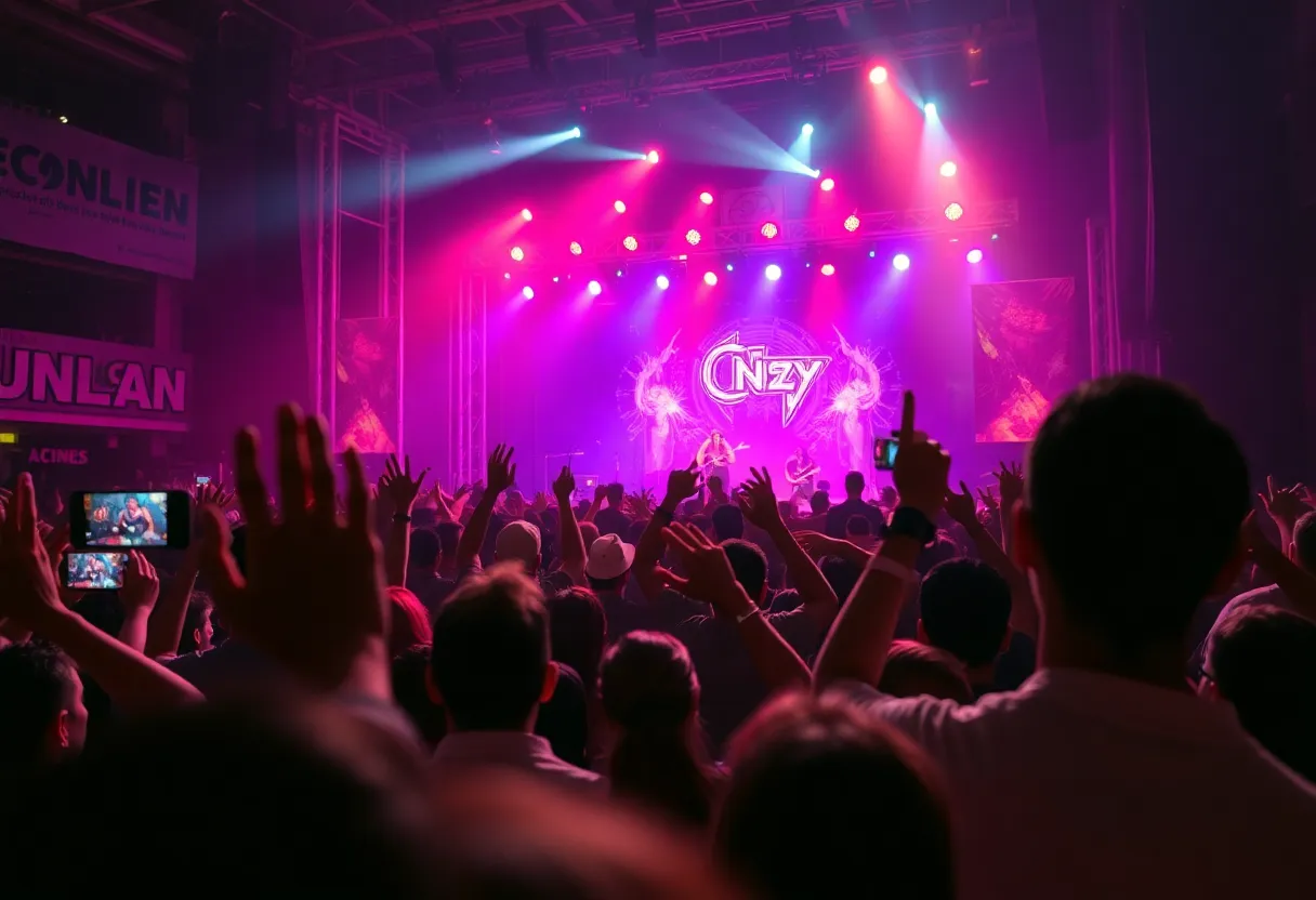 Crowd enjoying Jack White's live performance at GLC Live in Grand Rapids