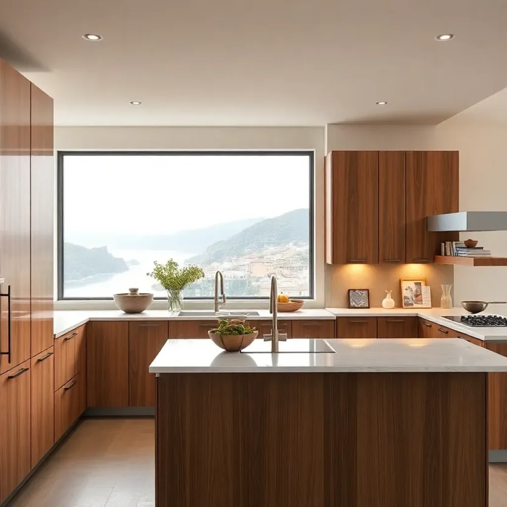 Elegant Italian cabinetry in a modern kitchen