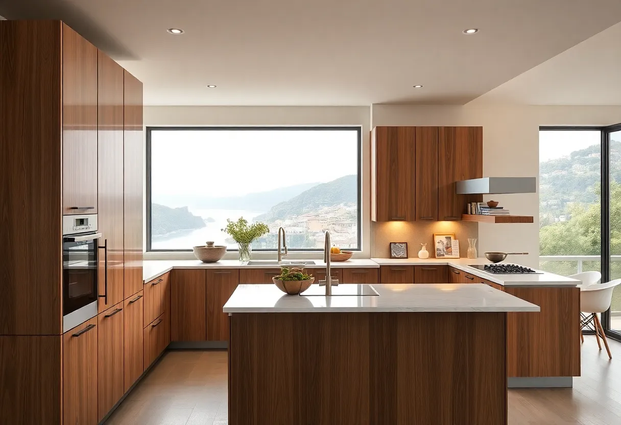 Elegant Italian cabinetry in a modern kitchen