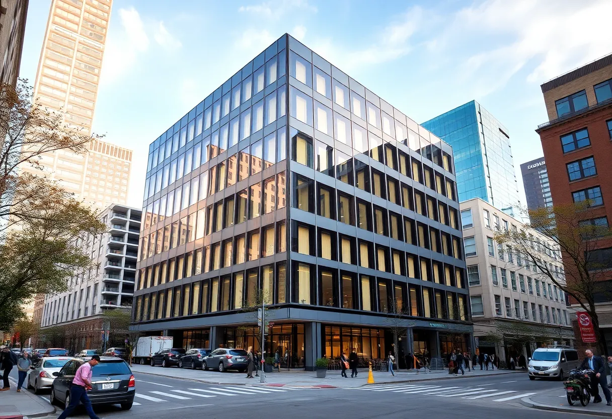 Downtown Grand Rapids office building housing OVD Insurance