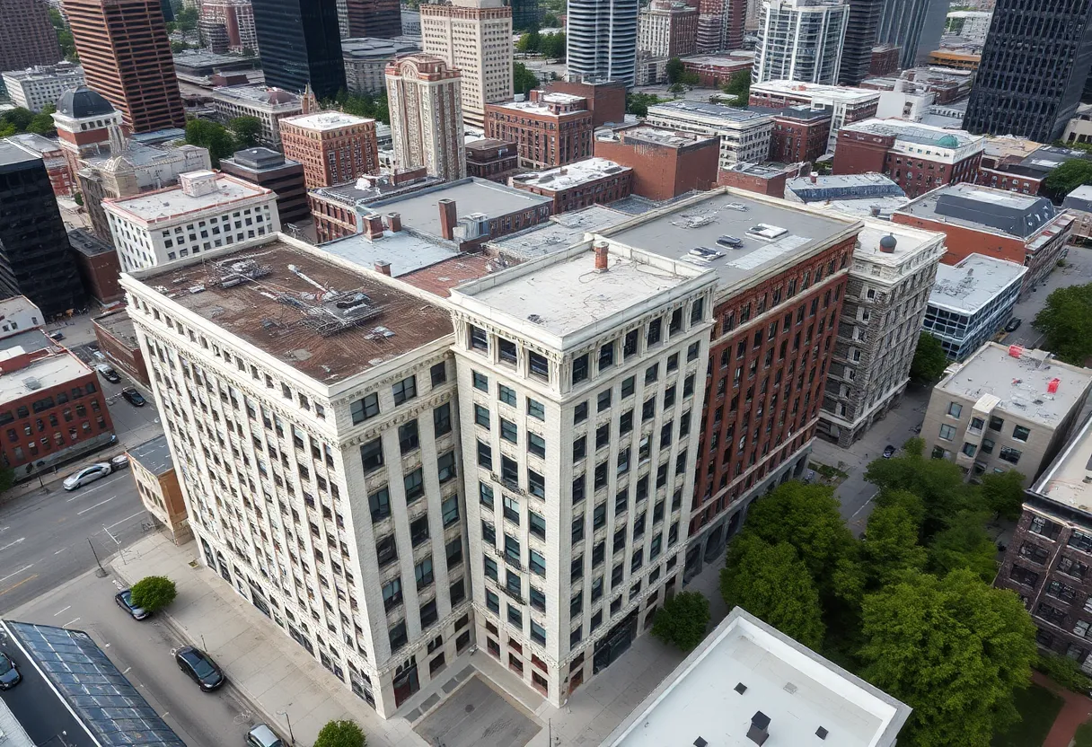 Historic Peck and Belford Buildings in Grand Rapids