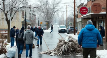 Petoskey Residents Unite After Ice Storm Devastation