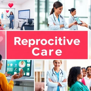 Collage of Planned Parenthood services and healthcare workers