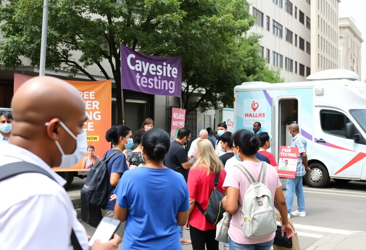 Community health event for STI testing in Grand Rapids