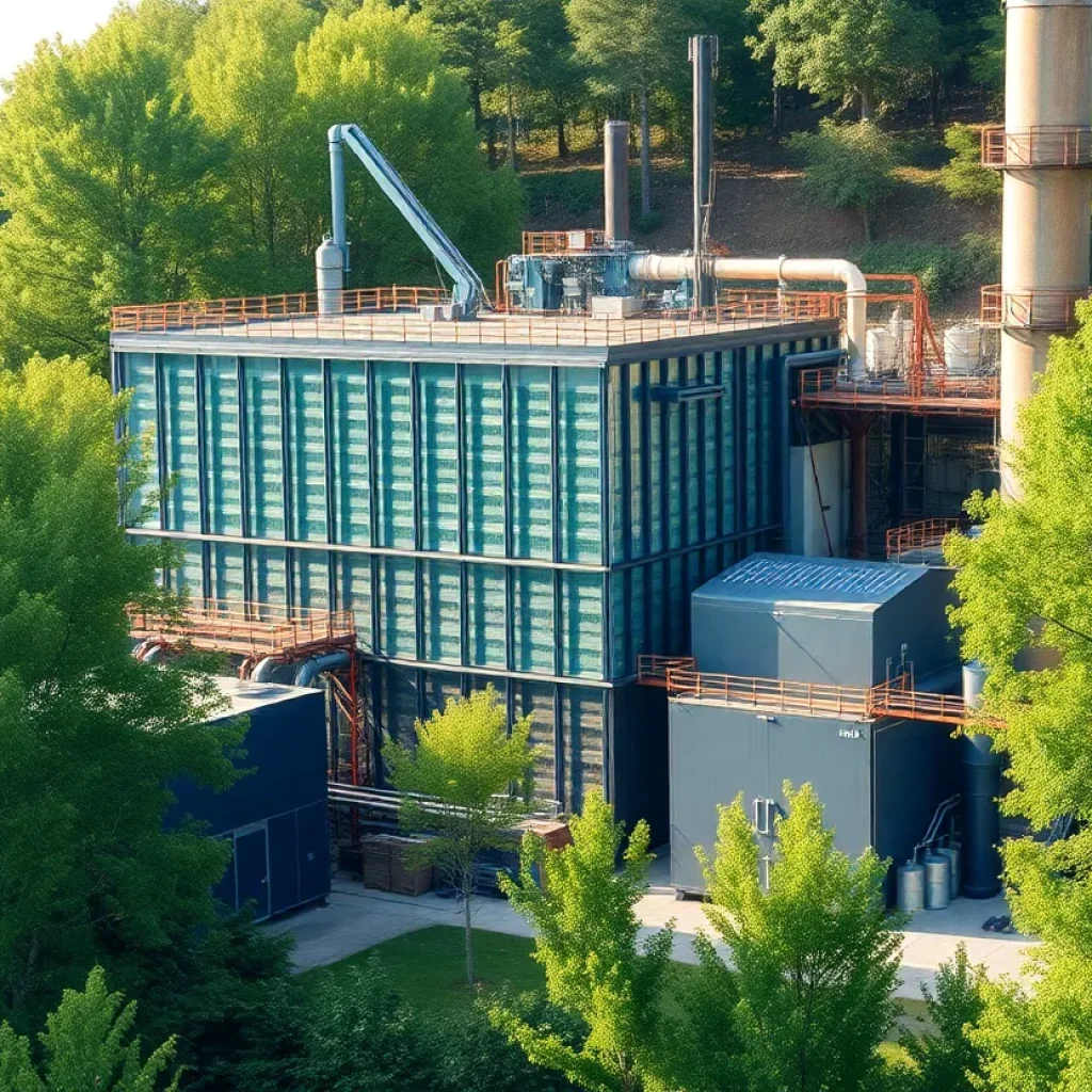 Innovative AI-powered biomass processing facility in Grand Rapids, Michigan