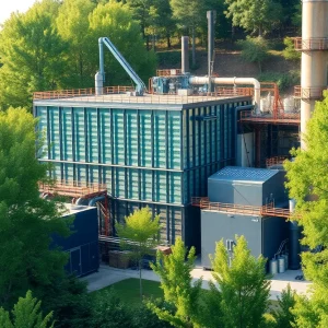 Innovative AI-powered biomass processing facility in Grand Rapids, Michigan