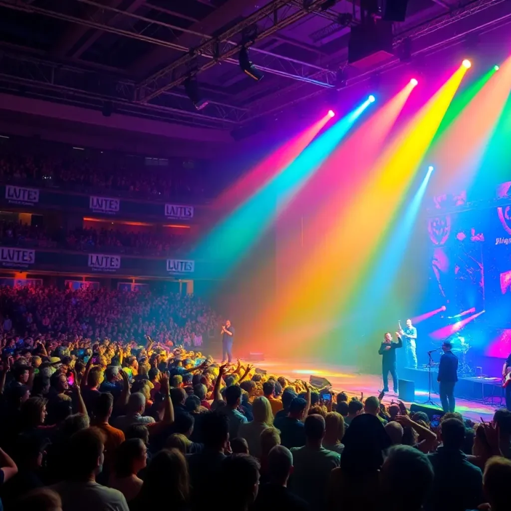 Audience enjoying a live concert at the Van Andel Arena