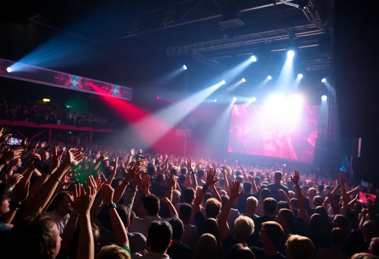 Chris Stapleton performing on stage at a concert