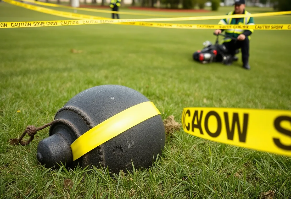 Civil War cannonball found at SafeChem drop-off site in Grand Rapids