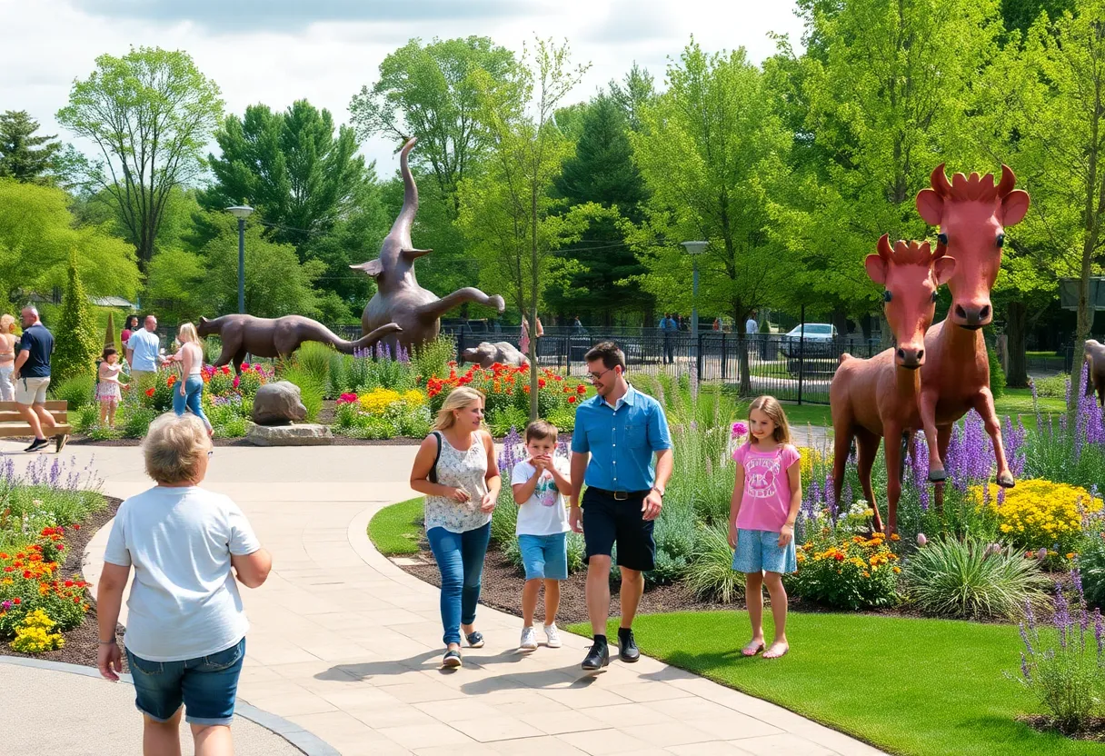 Family enjoying activities in Grand Rapids attractions