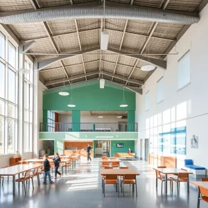 Concept design of the new elementary school in Grand Rapids