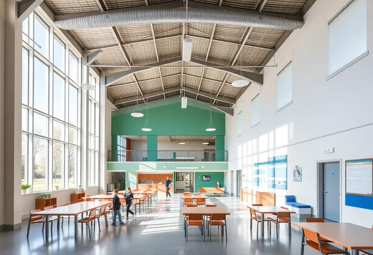 Concept design of the new elementary school in Grand Rapids