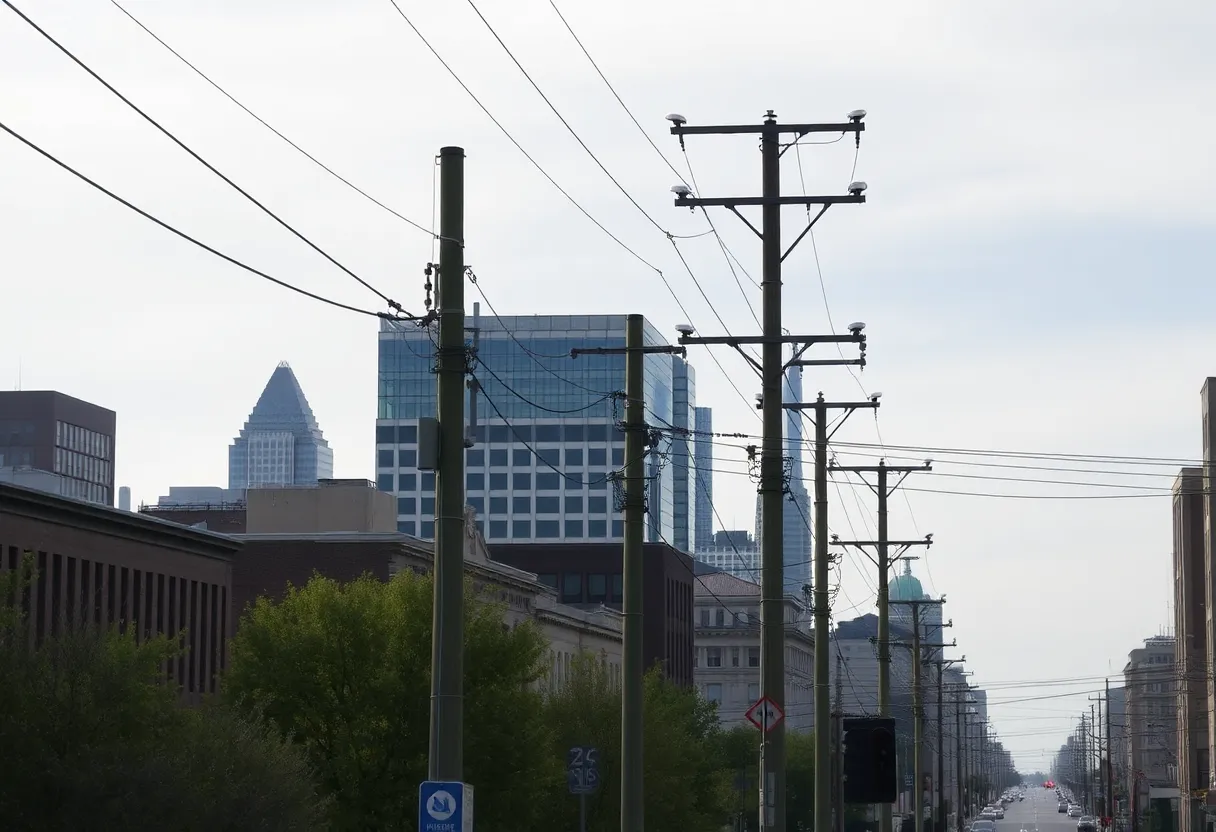Utility workers restoring power in Grand Rapids after outage