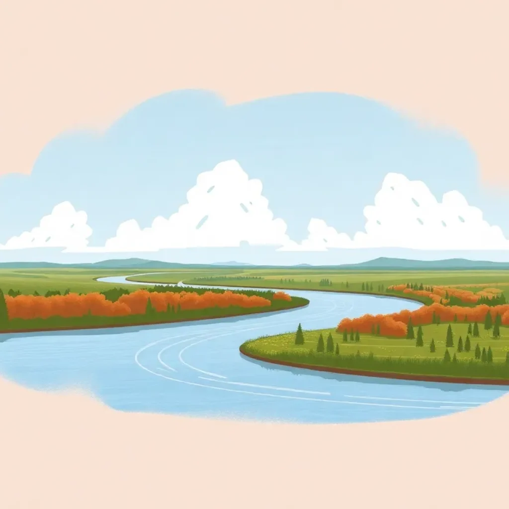 A scenic view of the Grand River area highlighting natural beauty and cultural significance.