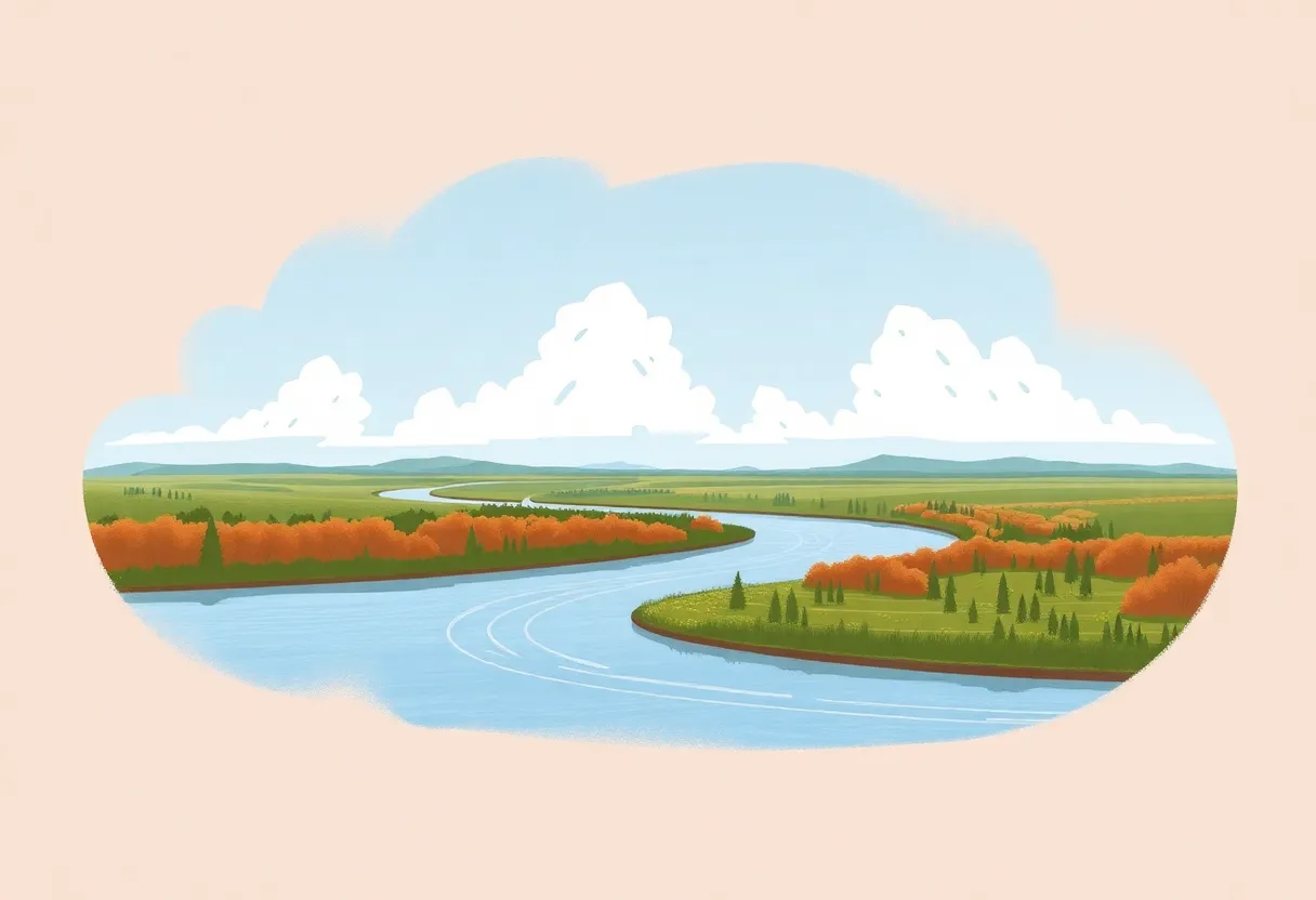 A scenic view of the Grand River area highlighting natural beauty and cultural significance.