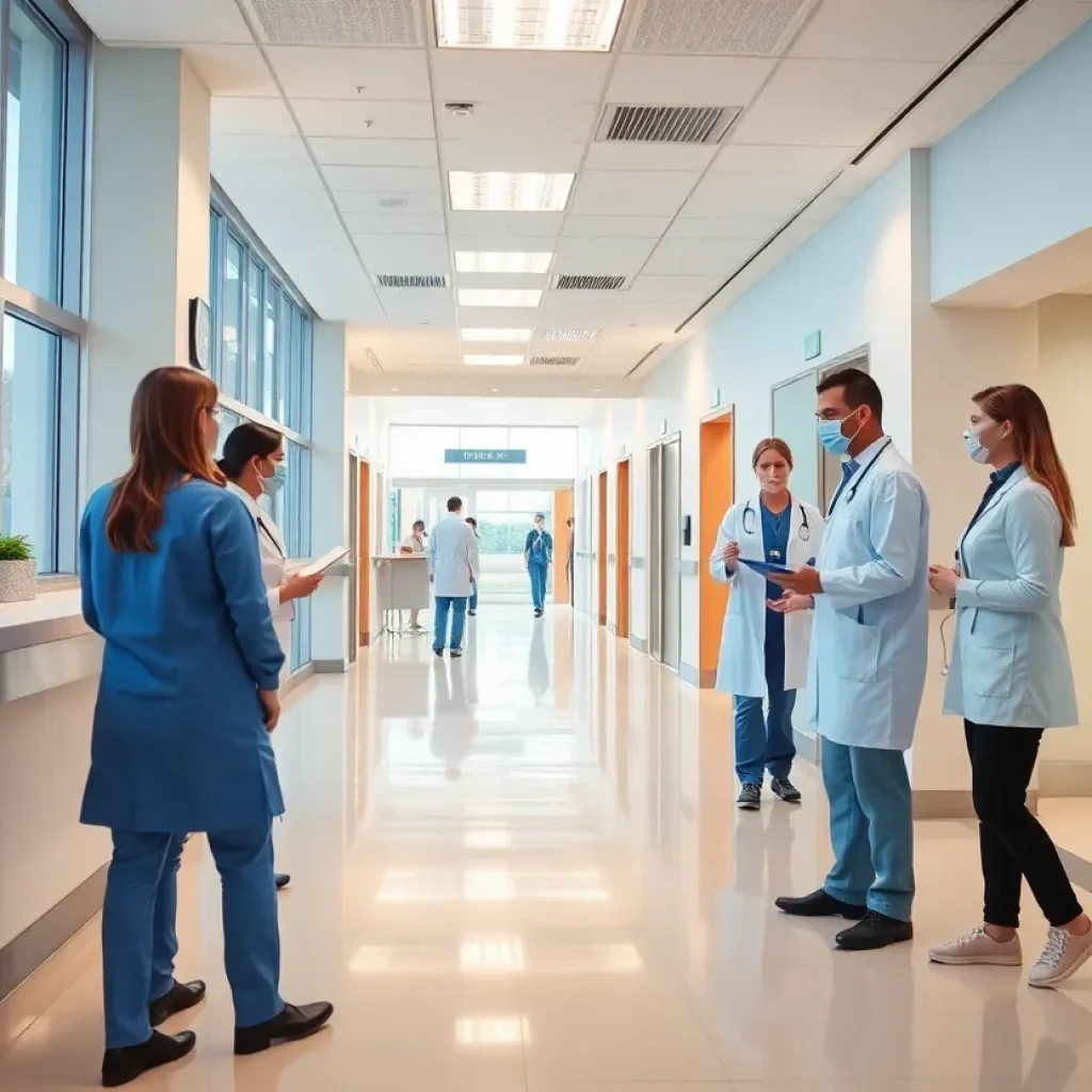 HCA Healthcare team providing care in a modern facility