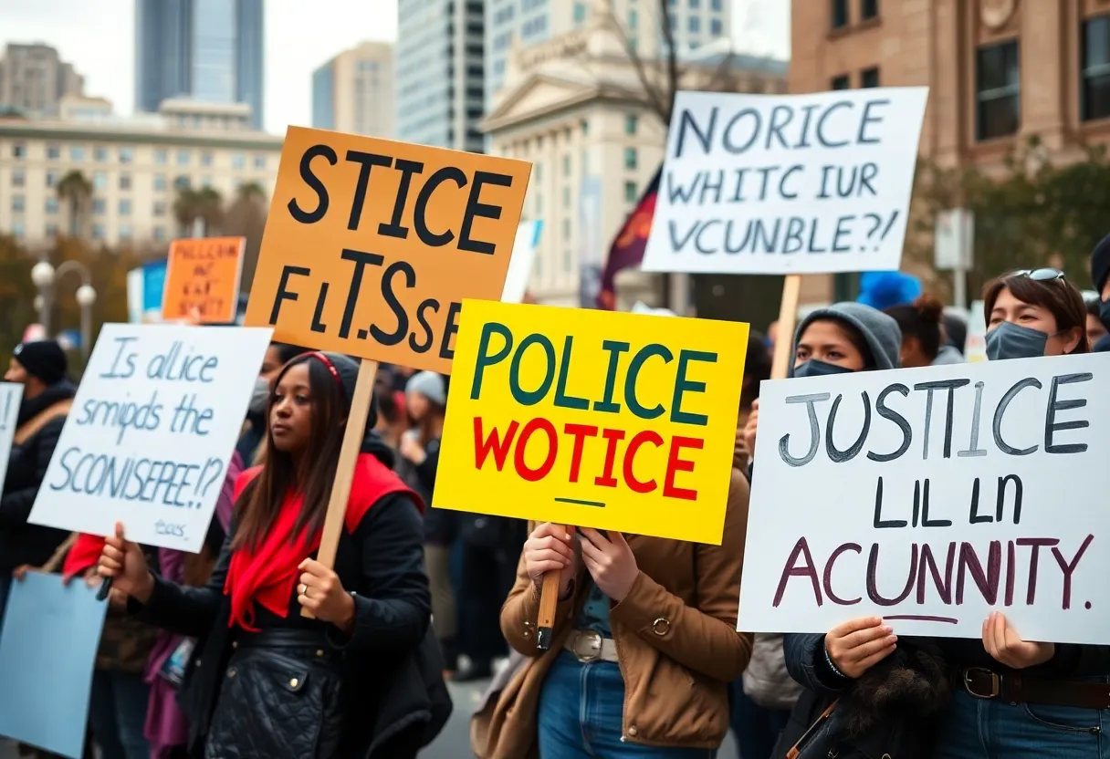 Protest for police accountability in Grand Rapids