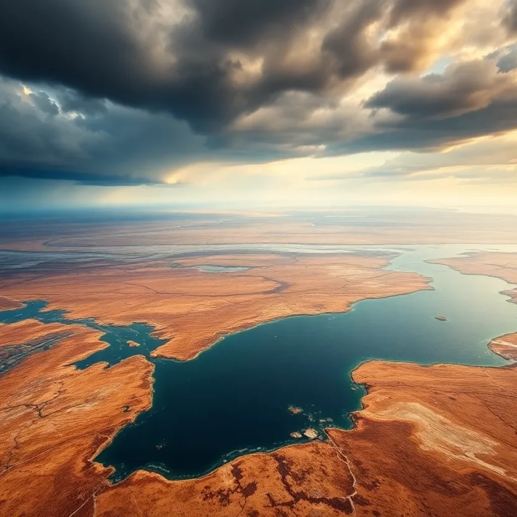 Great Lakes region demonstrating effects of climate change