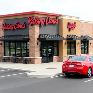 Raising Cane's restaurant in Kentwood, Michigan