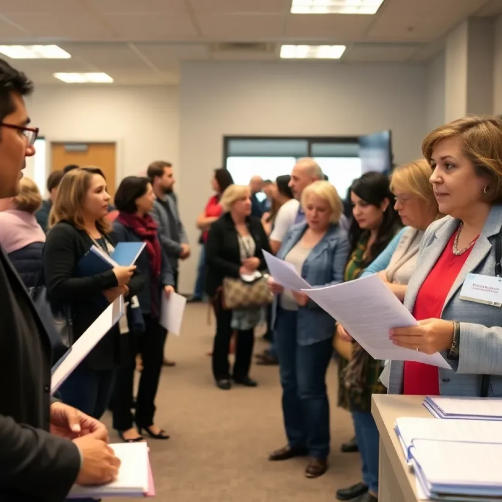 Community members attending the Road to Restoration clinic for driver's license reinstatement
