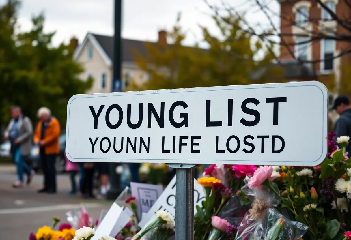 Proposed street sign for Amillier Penn Way honoring gun violence awareness