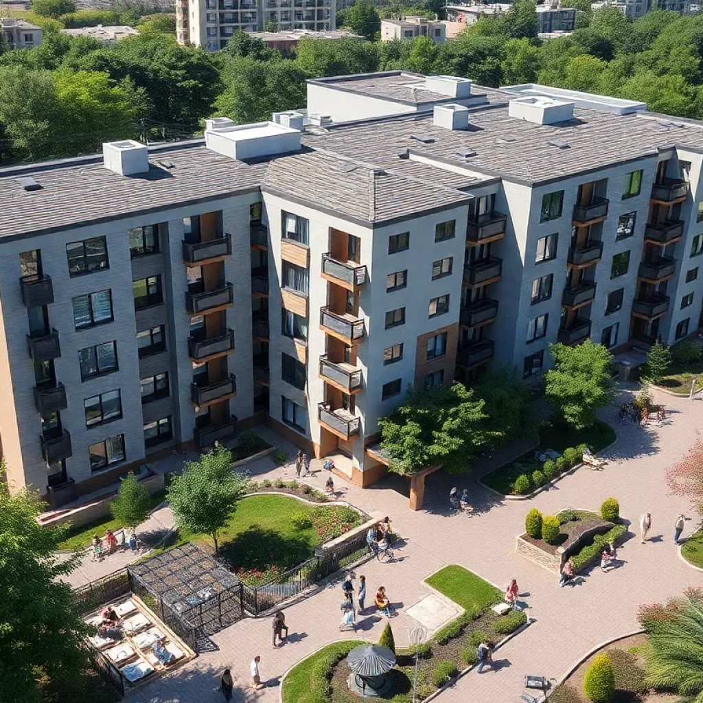Affordable housing apartments in Wyoming, Michigan built by Cherry Health and Woda Cooper Companies