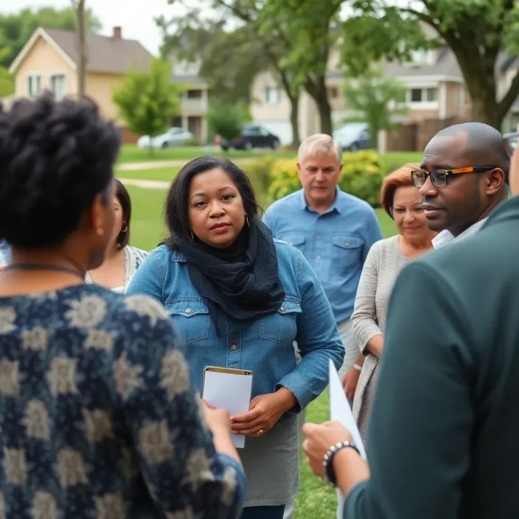 Residents engaging in community planning in Grand Rapids