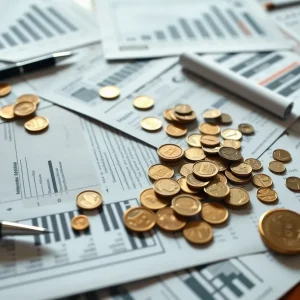 Detailed financial documents showcasing various income streams