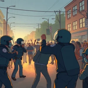 Community protests in Grand Rapids following police shooting