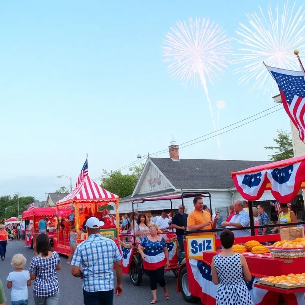 Kentwood Fourth of July celebration with parade and fireworks
