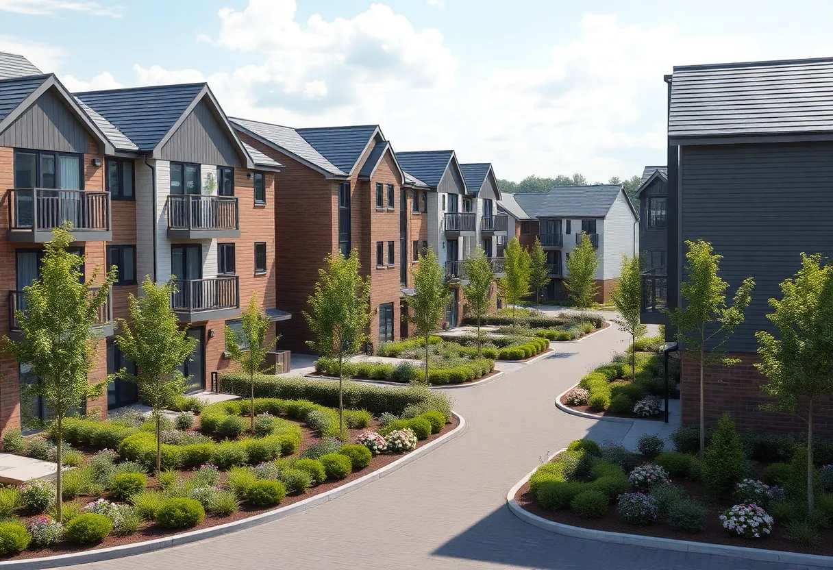 Visual representation of affordable housing developments in Grand Rapids.