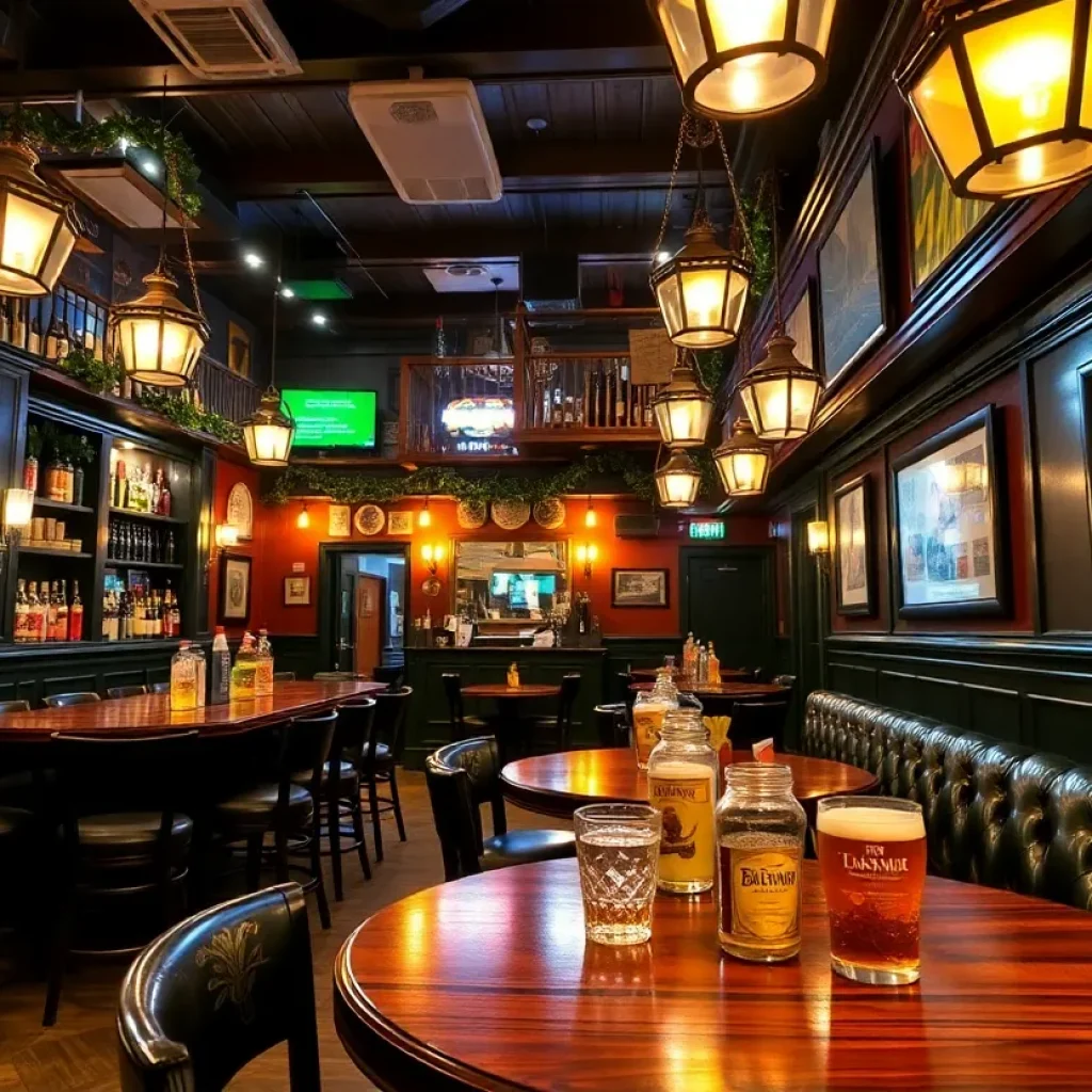 Exterior view of Flanagan's Irish Pub in downtown Grand Rapids