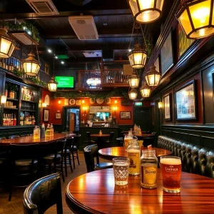 Exterior view of Flanagan's Irish Pub in downtown Grand Rapids